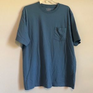 LLBean Men’s SS Unshrinkable Tee w/ Pocket